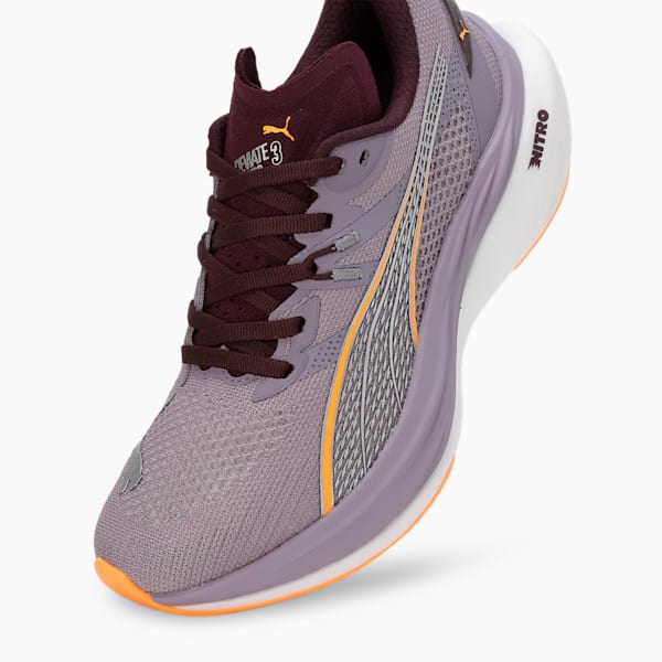 Deviate NITRO™ 3 Women's Running Shoes, Pale Plum-Midnight Plum-Sun Stream, extralarge-IND