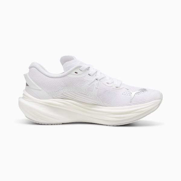 Tenis de running Mujer Deviate NITRO 3, PUMA White-Feather Gray-PUMA Silver, extralarge