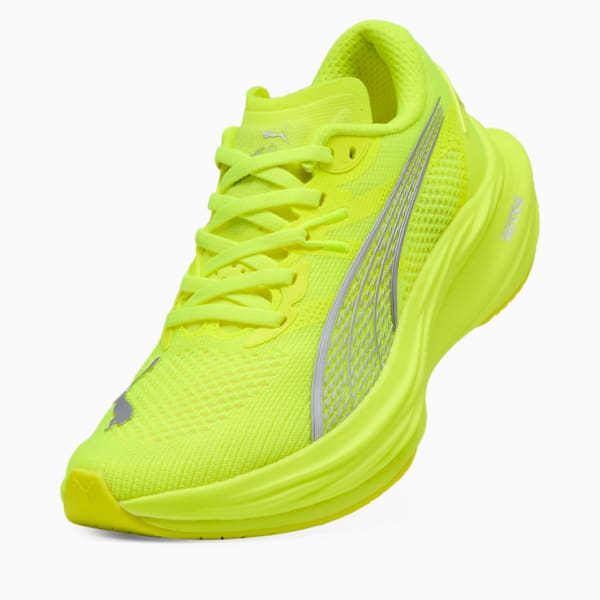 Deviate NITRO™ 3 Women's Running Shoes, Yellow Alert-PUMA Silver, extralarge