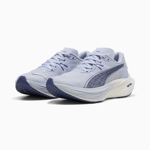 Deviate NITRO™ 3 Women's Running Shoes, Cool Weather-Blue Crystal-PUMA Silver, extralarge