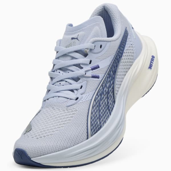 Deviate NITRO™ 3 Women's Running Shoes, Cool Weather-Blue Crystal-PUMA Silver, extralarge
