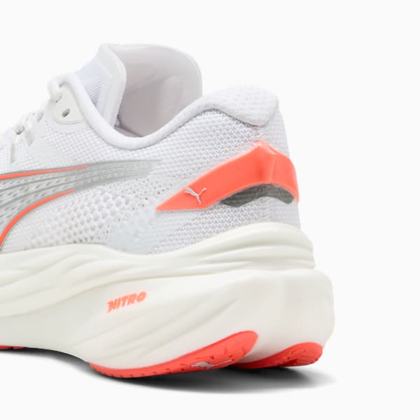 Deviate NITRO™ 3 Women's Road Running Shoes, PUMA White-Glowing Red, extralarge