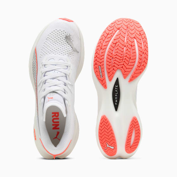 Deviate NITRO™ 3 Women's Road Running Shoes, PUMA White-Glowing Red, extralarge