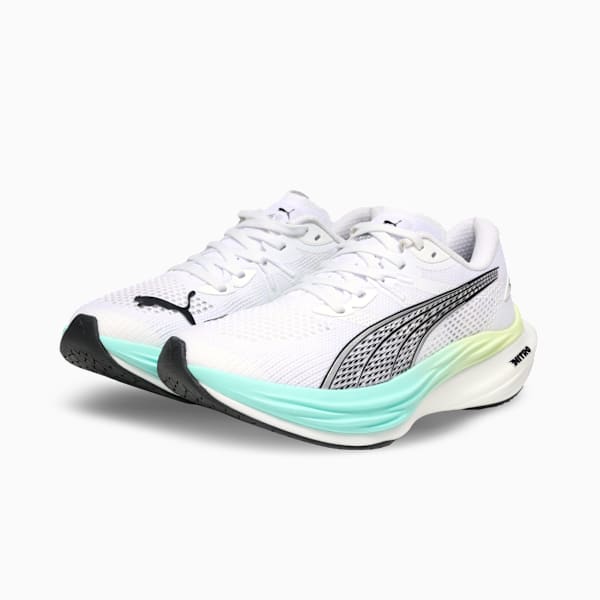 Deviate NITRO™ 3 Women's Running Shoes, PUMA White-Mint Melt, extralarge-IND