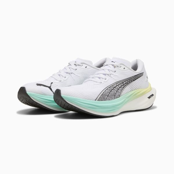 Tenis de running Mujer Deviate NITRO 3, PUMA White-Mint Melt, extralarge