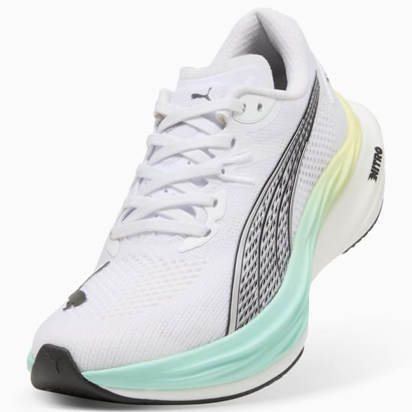 Tenis de running Mujer Deviate NITRO 3, PUMA White-Mint Melt, extralarge