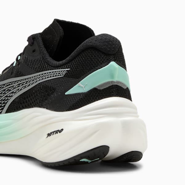 Deviate NITRO™ 3 Women's Running Shoes, PUMA Black-Mint Melt, extralarge