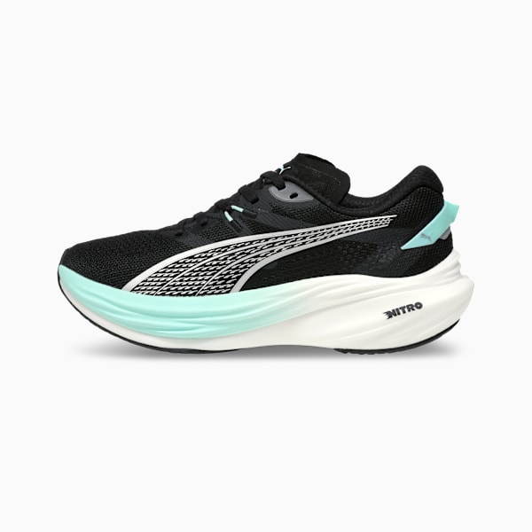 Deviate NITRO™ 3 Women's Running Shoes, PUMA Black-Mint Melt, extralarge-IND