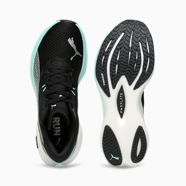 Deviate NITRO™ 3 Women's Running Shoes, PUMA Black-Mint Melt, extralarge-IND