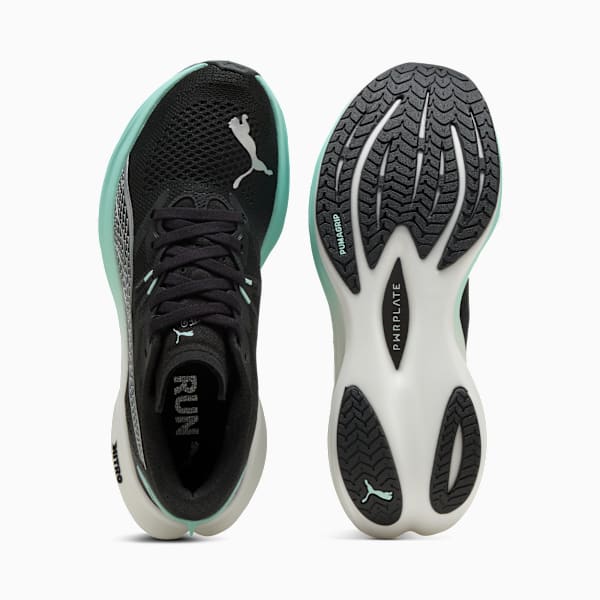 Deviate NITRO™ 3 Women's Running Shoes, PUMA Black-Mint Melt, extralarge