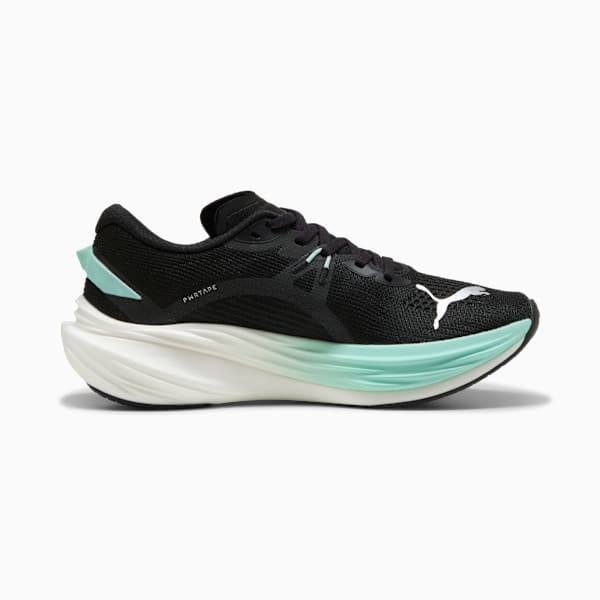 Deviate NITRO™ 3 Women's Running Shoes, PUMA Black-Mint Melt, extralarge