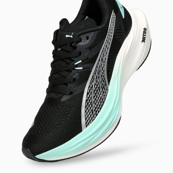 Deviate NITRO™ 3 Women's Running Shoes, PUMA Black-Mint Melt, extralarge-IND