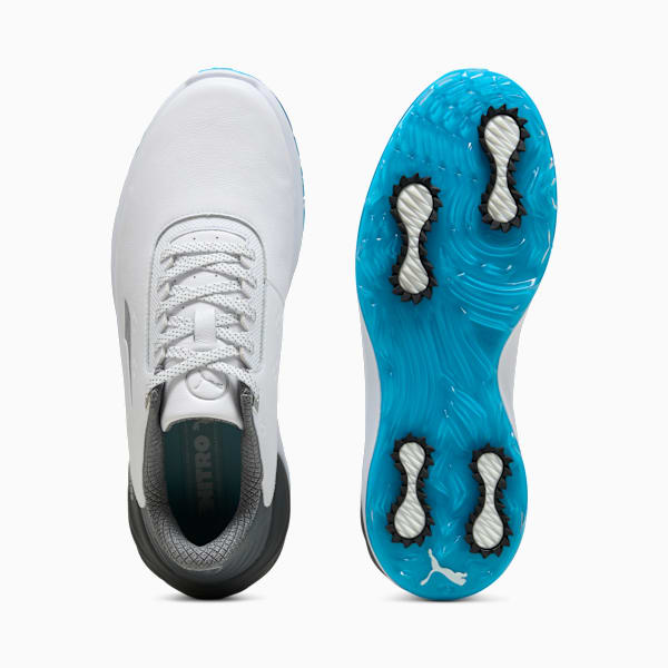 Phantomcat NITRO™+ Men's Golf Shoes, PUMA White-Slate Sky-Speed Blue, extralarge-GBR