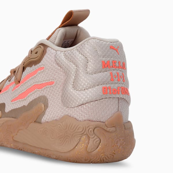 MB.03 CNY Basketball Shoes, PUMA Gold-Fluro Peach Pes, extralarge-IND