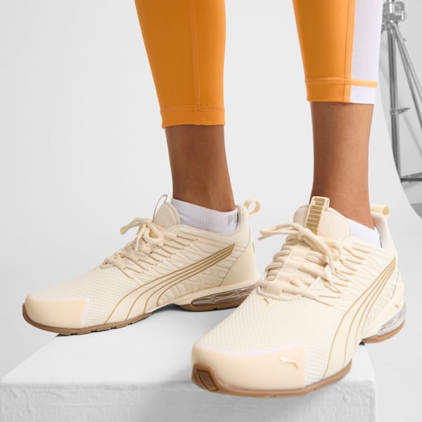 Tenis de running para mujer Voltaic Evo, Sugared Almond-PUMA Gold, extralarge