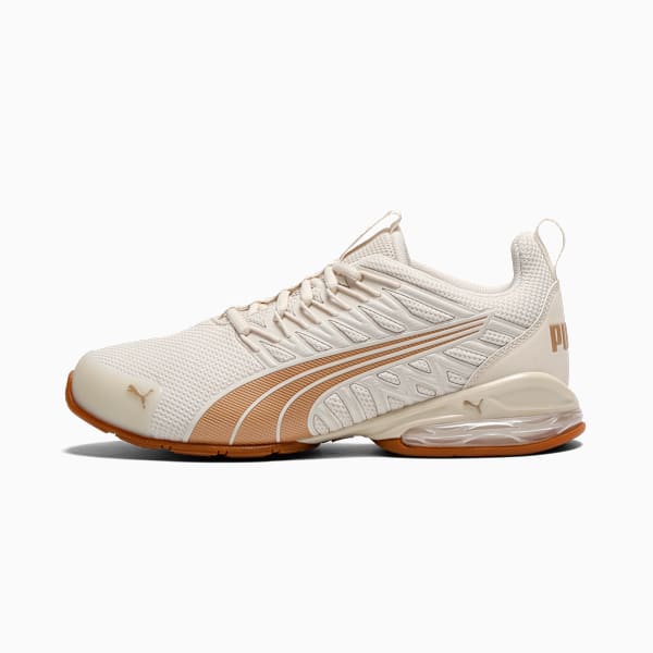 Chaussures de course à pied Voltaic Evo Femme, Alpine Snow-PUMA Gold-Gum, extralarge