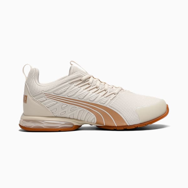 Chaussures de course à pied Voltaic Evo Femme, Alpine Snow-PUMA Gold-Gum, extralarge