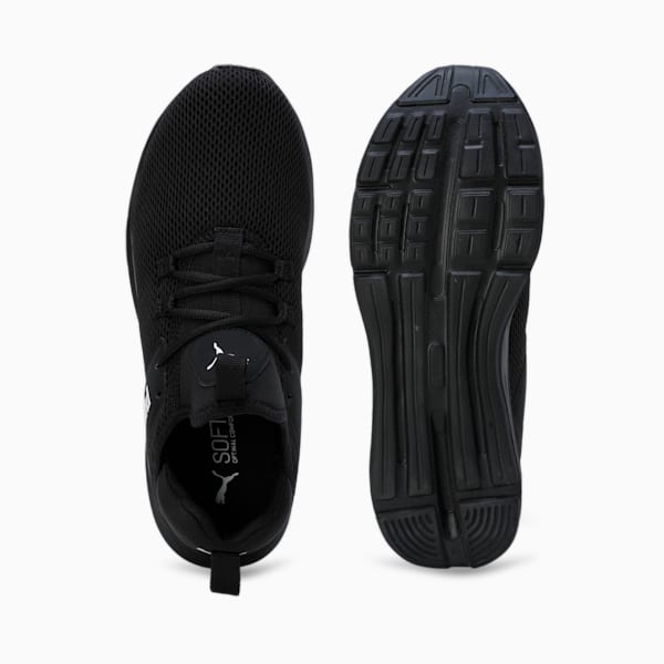 Enzo Leam Men's Running Shoes, PUMA Black-PUMA White, extralarge-IND