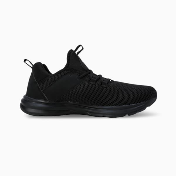 Enzo Leam Men's Running Shoes, PUMA Black-PUMA White, extralarge-IND
