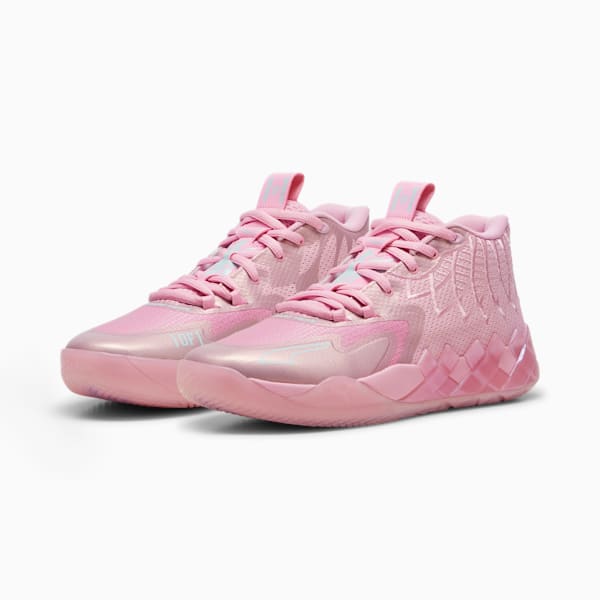 Chaussures de basketball PUMA x LAMELO BALL MB.01 IRIDESCENT, hommes, Lilac Chiffon-Light Aqua, extralarge