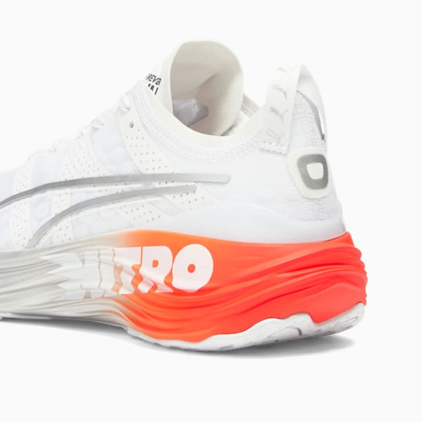 Tenis para correr ForeverRun NITRO para mujer, PUMA White-Cherry Tomato, extralarge