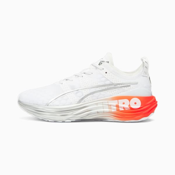 Tenis para correr ForeverRun NITRO para mujer, PUMA White-Cherry Tomato, extralarge