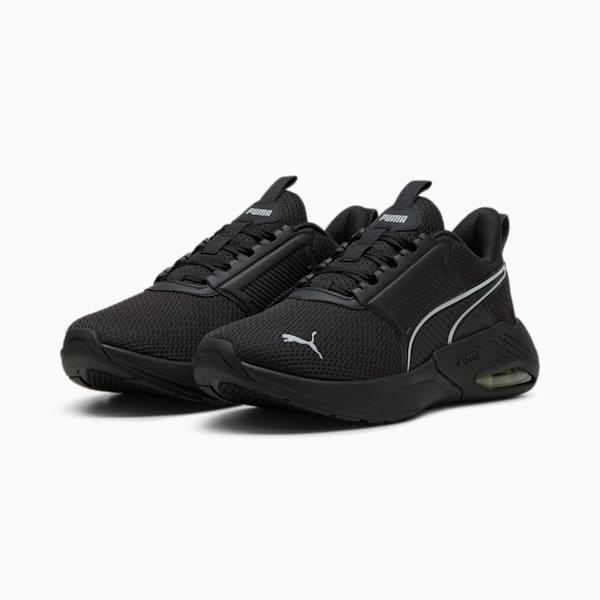 X-Cell Nova FS Ultra Running Shoes, PUMA Black-Electric Lime-Cool Mid Gray, extralarge-IND