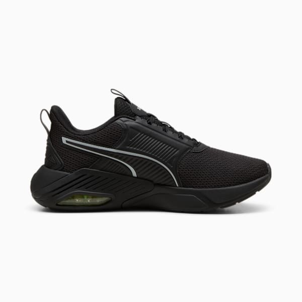 X-Cell Nova FS Ultra Running Shoes, PUMA Black-Electric Lime-Cool Mid Gray, extralarge-IND