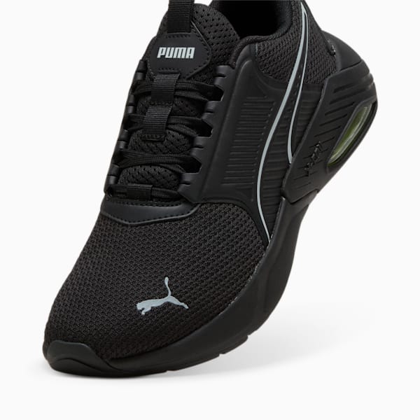 X-Cell Nova FS Ultra Running Shoes, PUMA Black-Electric Lime-Cool Mid Gray, extralarge-IND