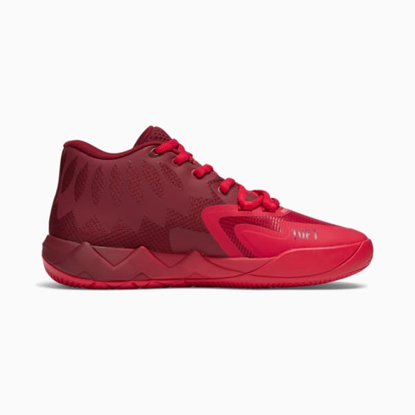 PUMA x LAMELO BALL MB.01 Team Men's Basketball Shoes, Intense Red-For All Time Red-Carnation Pink-PUMA Black, extralarge