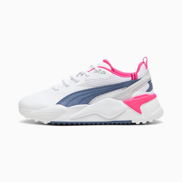 ウィメンズ ゴルフ GS-X エフェクト スパイクレス シューズ, PUMA White-Inky Blue-Ravish, extralarge-JPN