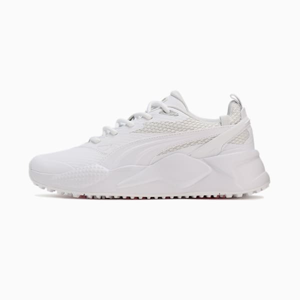 ウィメンズ ゴルフ GS-X エフェクト スパイクレス シューズ, PUMA White-PUMA White-Pale Pink, extralarge-JPN