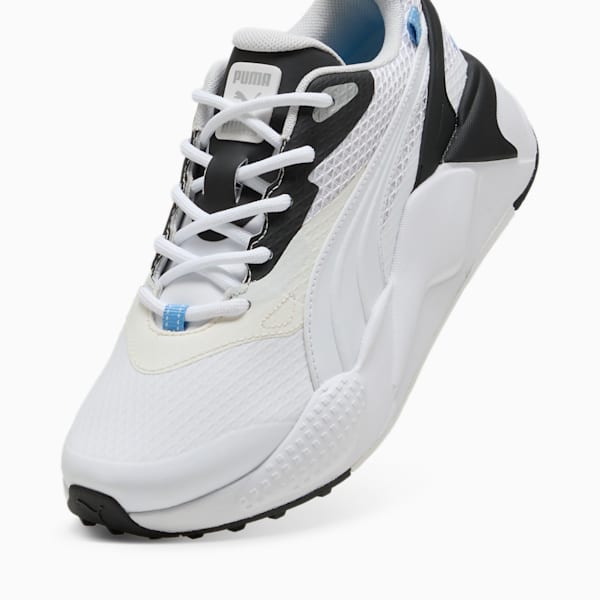 ウィメンズ ゴルフ GS-X エフェクト スパイクレス シューズ, PUMA White-Warm White-Team Light Blue, extralarge-JPN