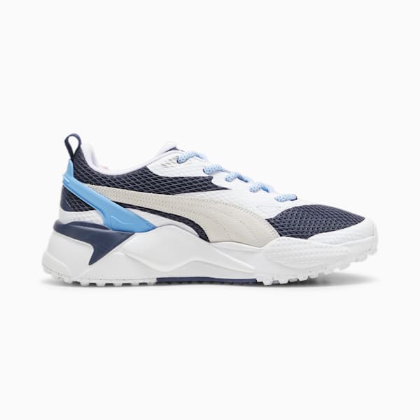 メンズ ゴルフ PUMA x PTC GS-X エフェクト スパイクレスシューズ, PUMA White-Deep Navy, extralarge-JPN