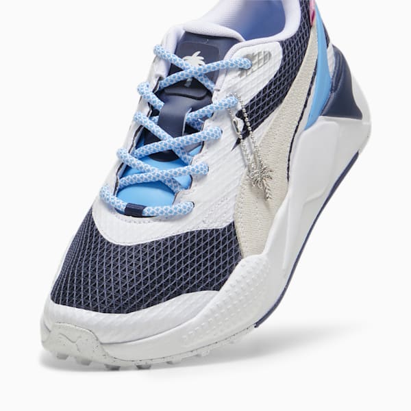 メンズ ゴルフ PUMA x PTC GS-X エフェクト スパイクレスシューズ, PUMA White-Deep Navy, extralarge-JPN