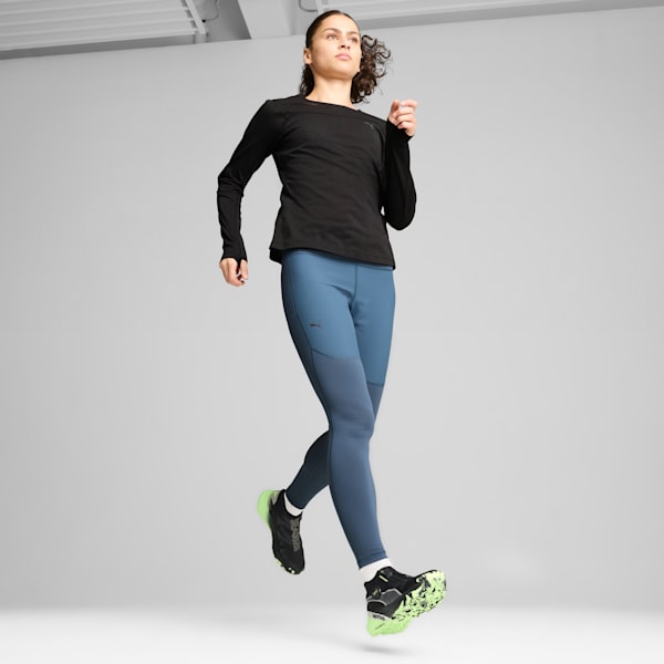 Chaussures de course en sentier SEASONS Voyage NITRO™ 3 Disc Femme, PUMA Black-Fizzy Apple-PUMA Silver, extralarge
