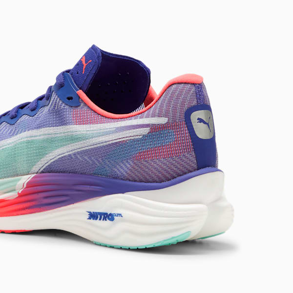 Tenis de running para hombre Deviate NITRO™ Elite 3, Lapis Lazuli-Sunset Glow-Electric Peppermint, extralarge