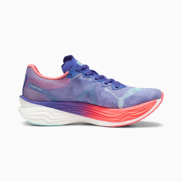 Deviate NITRO™ Elite 3 Men's Running Shoes, Lapis Lazuli-Sunset Glow-Electric Peppermint, extralarge