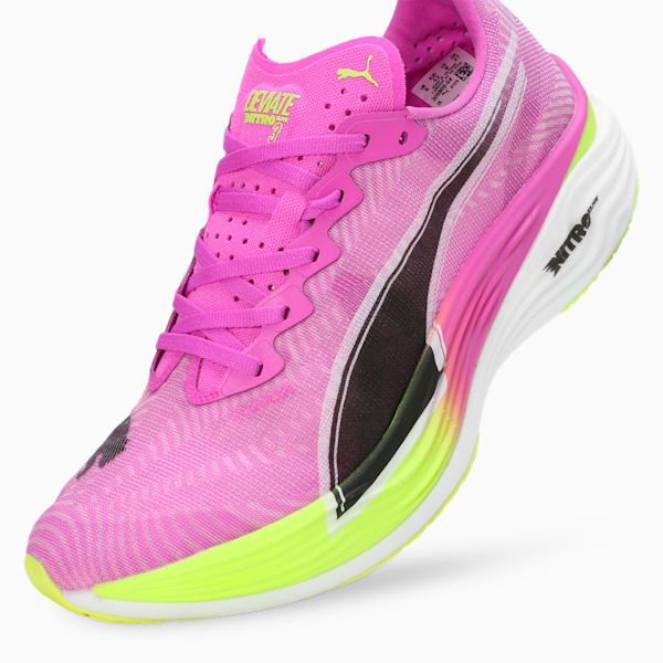 Deviate NITRO™ Elite 3 Men's Running Shoes, Pure Magenta-Yellow Alert, extralarge-IND