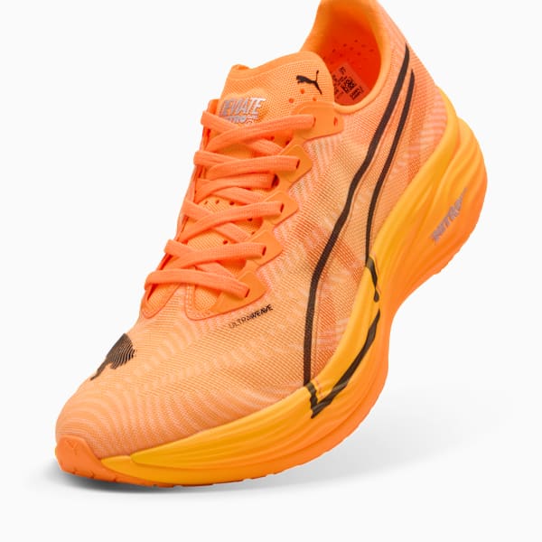 Deviate NITRO™ Elite 3 Men's Road Running Shoes, Heat Fire-PUMA Black, extralarge