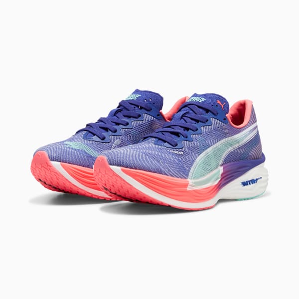 Deviate NITRO™ Elite 3 Running Shoes Women, Lapis Lazuli-Sunset Glow-Electric Peppermint, extralarge-GBR