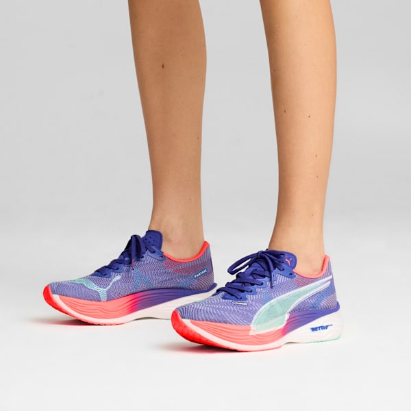 Deviate NITRO™ Elite 3 Running Shoes Women, Lapis Lazuli-Sunset Glow-Electric Peppermint, extralarge-GBR