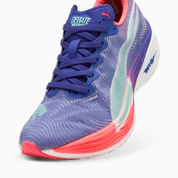 Deviate NITRO™ Elite 3 Running Shoes Women, Lapis Lazuli-Sunset Glow-Electric Peppermint, extralarge