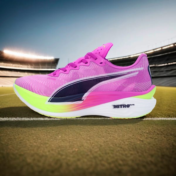 Deviate NITRO™ Elite 3 Women's Running Shoes, Pure Magenta-Yellow Alert, extralarge-IND