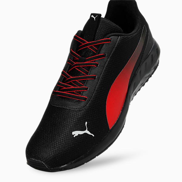 PUMA Flaze Men's Running Shoes, PUMA Black-PUMA White-PUMA Red, extralarge-IND