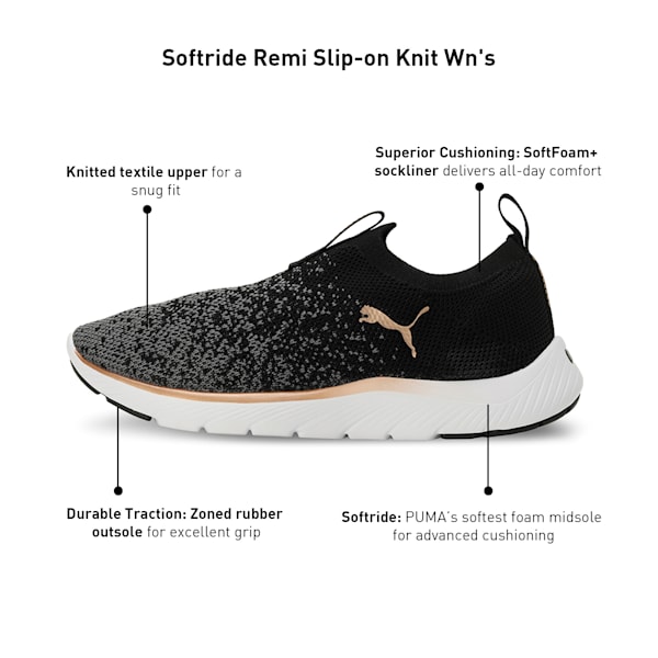 Softride Remi Slip On Knit Women s Running Shoes