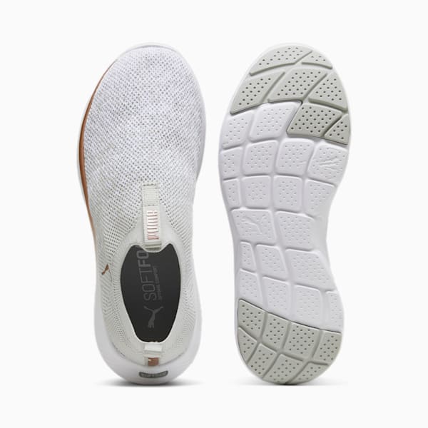 Tenis mujer running Softride Remi Knit, Ash Gray-PUMA White-Rose Gold, extralarge