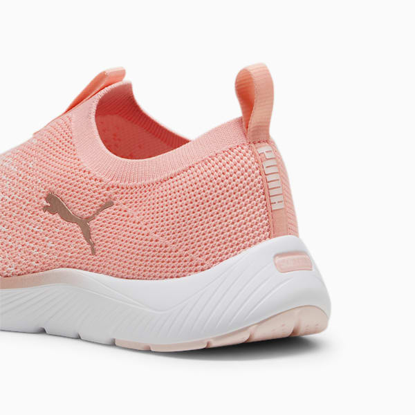 Softride Remi Slip-On Knit Women's Running Shoes, Peach Smoothie-Frosty Pink-PUMA White, extralarge-IND