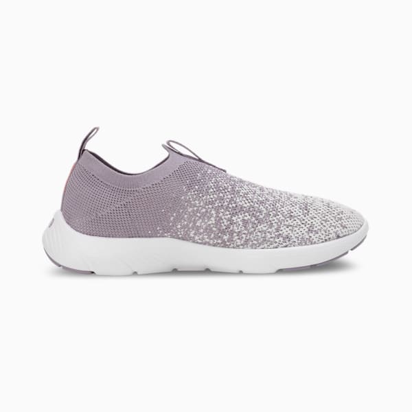 Softride Remi Slip-On Knit Women's Running Shoes, Pale Plum-Warm White-Deeva Peach, extralarge-IND