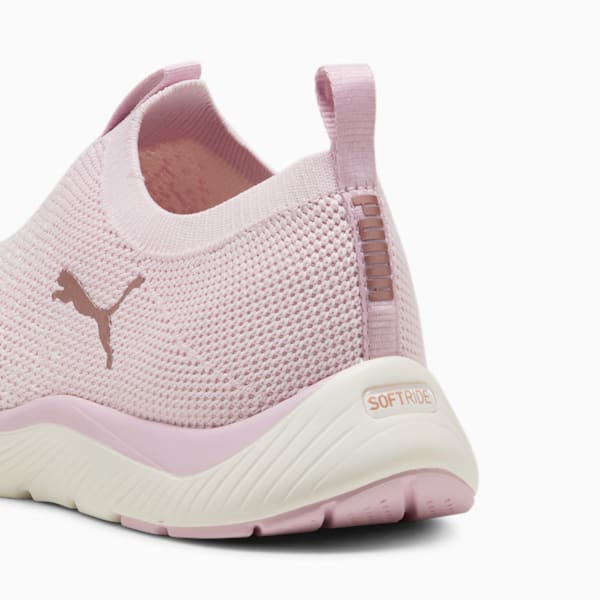 Tenis mujer running Softride Remi Knit, Rose Mauve-Warm White-Rose Gold, extralarge